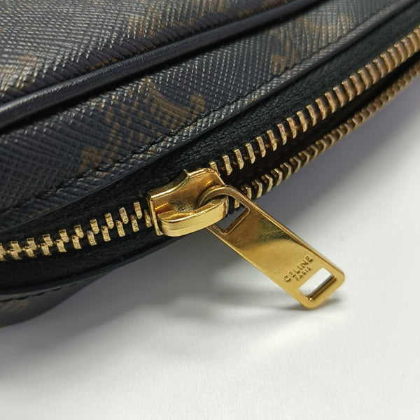 TRIOMPHE Medium Coated Canvas Black