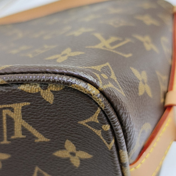 ALL IN Monogram Coated Canvas Brown