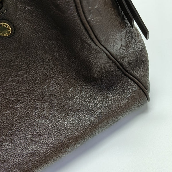 SPEEDY 25 Monogram Calfskin Brown