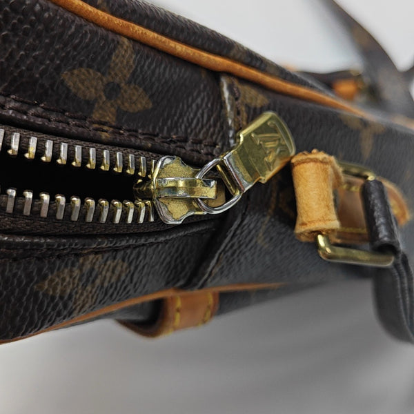 DANUBE Monogram Coated Canvas Brown