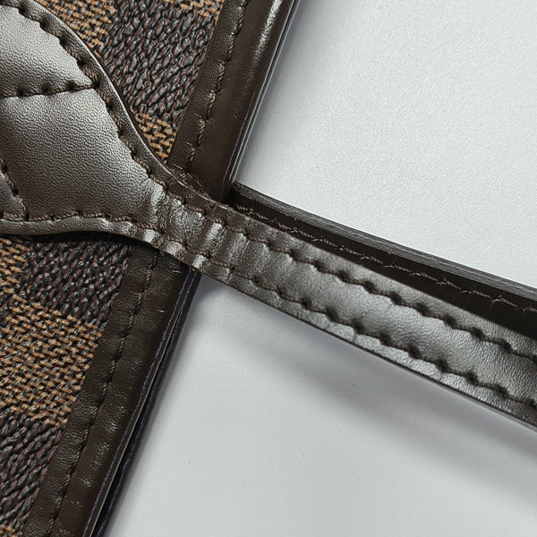 NEVERFULL MM Damier Ebene Coated Canvas Brown