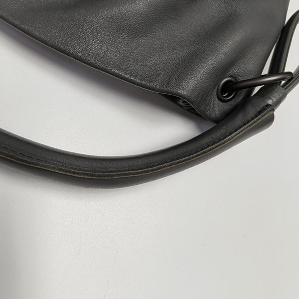Lambskin Shoulder Bag Gray