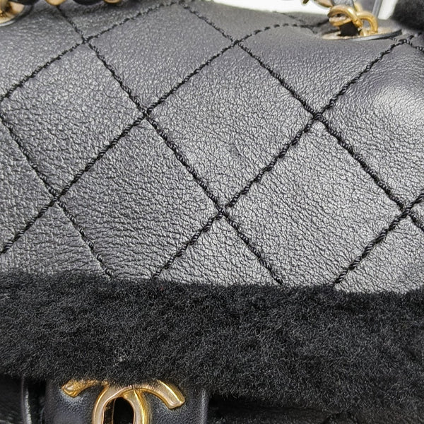 Quilted Lambskin Black
