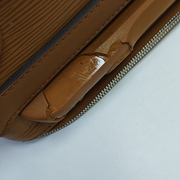 Calfskin Luggage Yellow