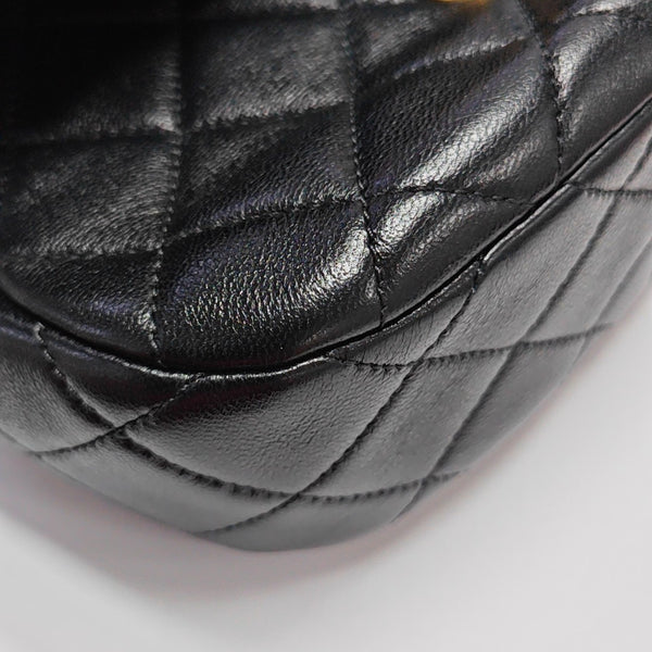 Lambskin Shoulder Bag Black