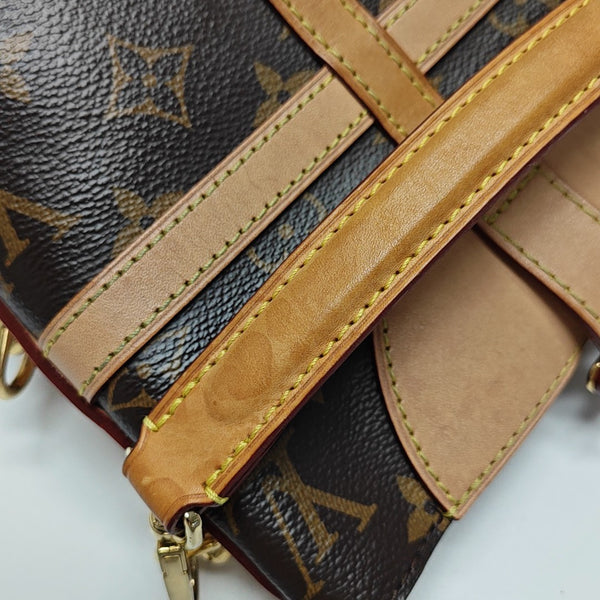 DUFFLE Monogram Coated Canvas Brown