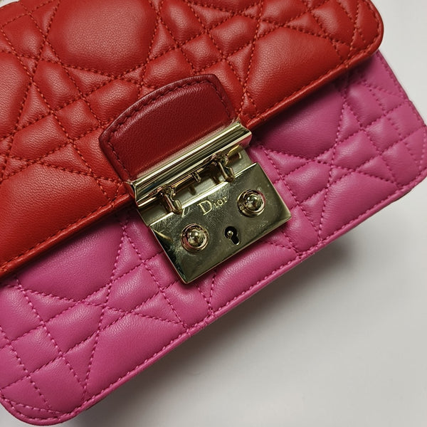 Miss Dior Cannage Lambskin Red