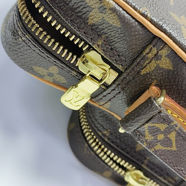 DANUBE Monogram Coated Canvas Brown