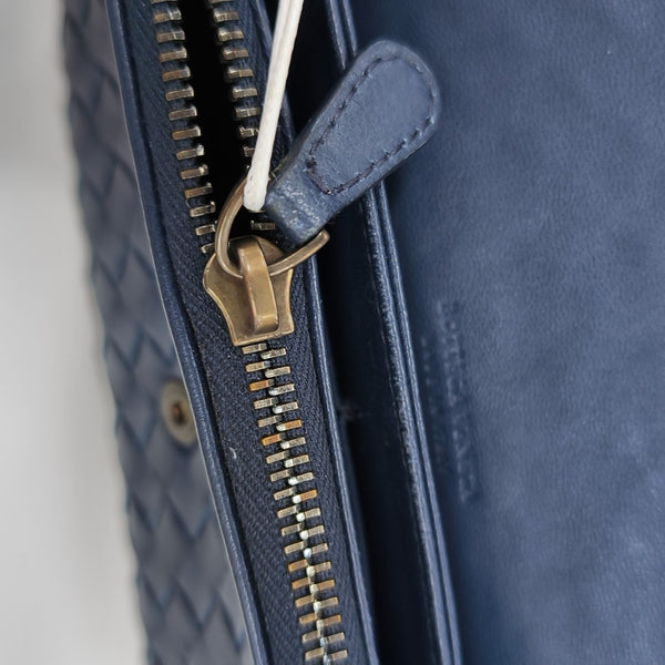 Calfskin Wallet Blue