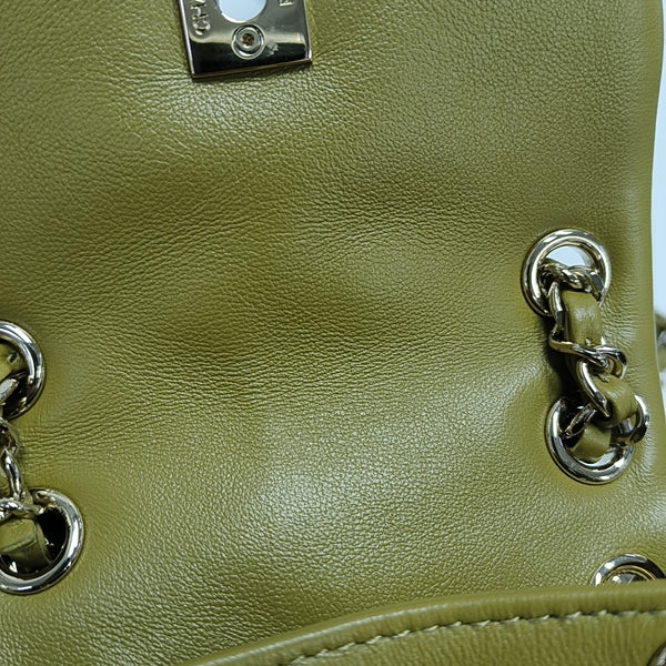 DUMA Small Quilted Calfskin Green