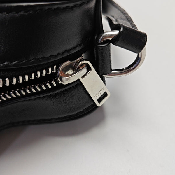 Calfskin Shoulder Bag Small Black