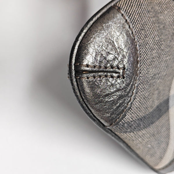 Canvas Clutch Gray