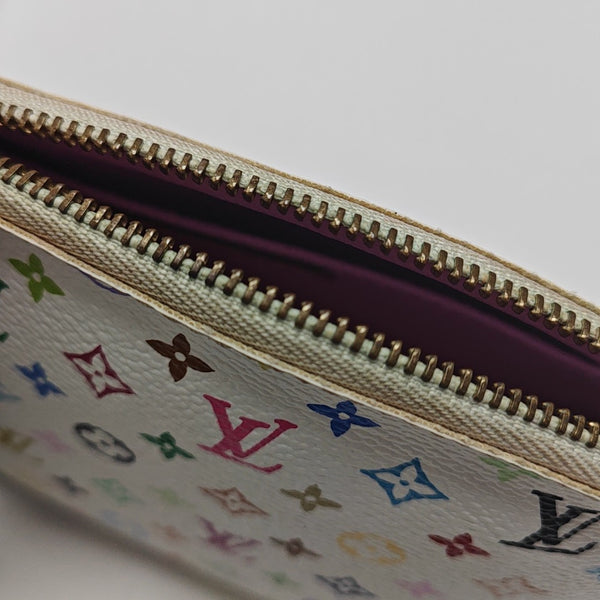 LV × TM COSMETIC PM Monogram Coated Canvas White