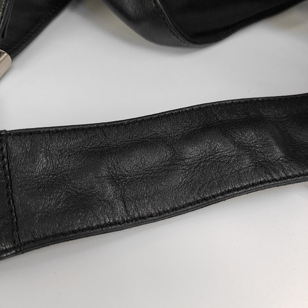 Nylon Shoulder Bag Black