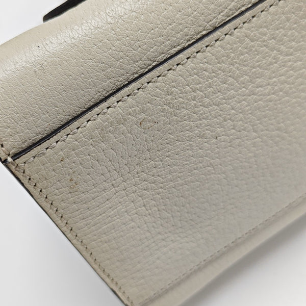 Sylvie Medium Calfskin Beige