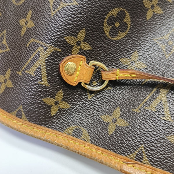 NEVERFULL GM Monogram Coated Canvas Brown