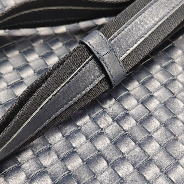Calfskin Crossbody Bag Blue