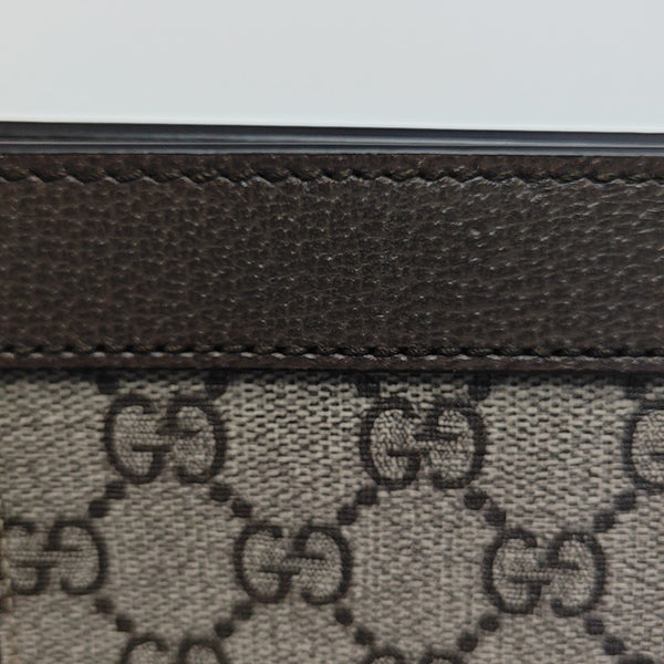 Ophidia Small Monogram Coated Canvas Beige