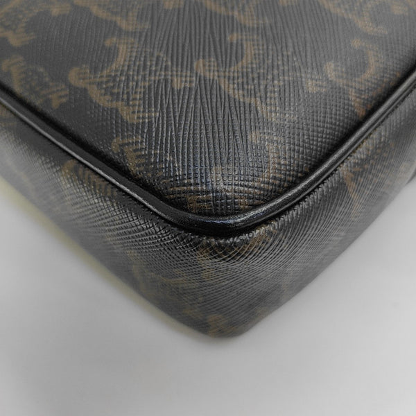 TRIOMPHE Medium Coated Canvas Black