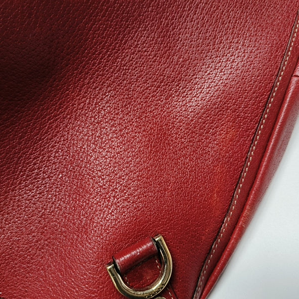 Abbey Calfskin Red