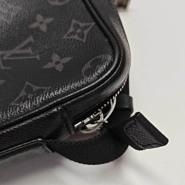 OUTDOOR PM Monogram Coated Canvas Black