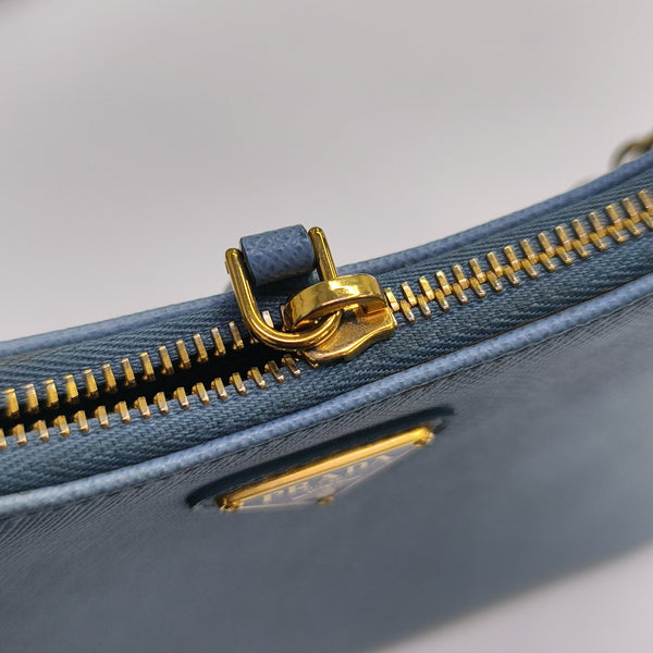Re-Edition2005 Saffiano Calfskin Blue