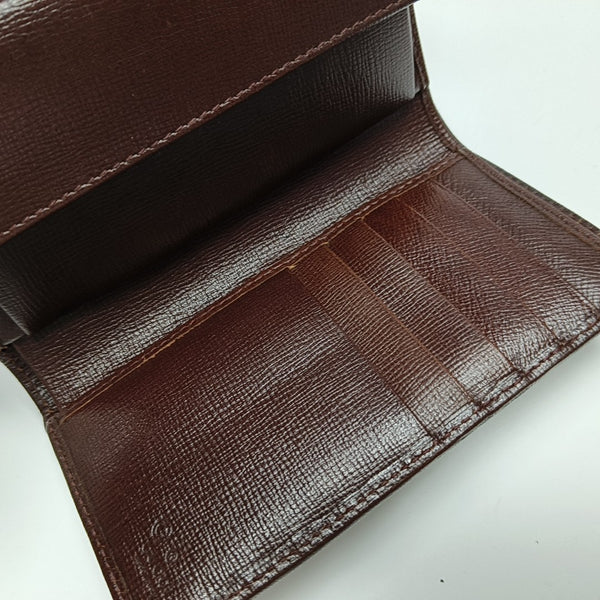 Monogram Coated Canvas Wallet Beige