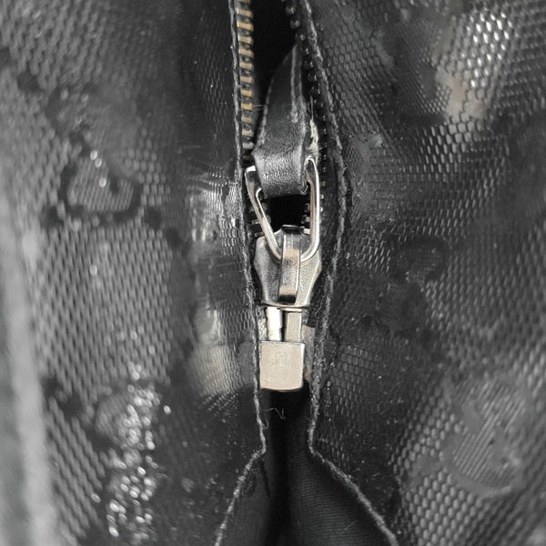 GG Imprime Monogram Coated Canvas Black