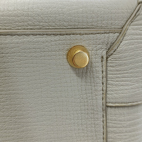 Authenticated pre-owned Arco Medium Calfskin White - Tote Bag at Looply