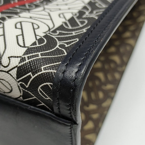 MONOGRAM Small Coated Canvas Brown