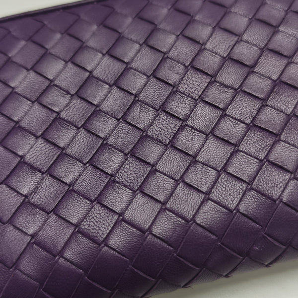 Calfskin Wallet Purple