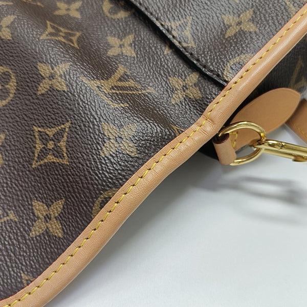 DIANE Monogram Coated Canvas Brown