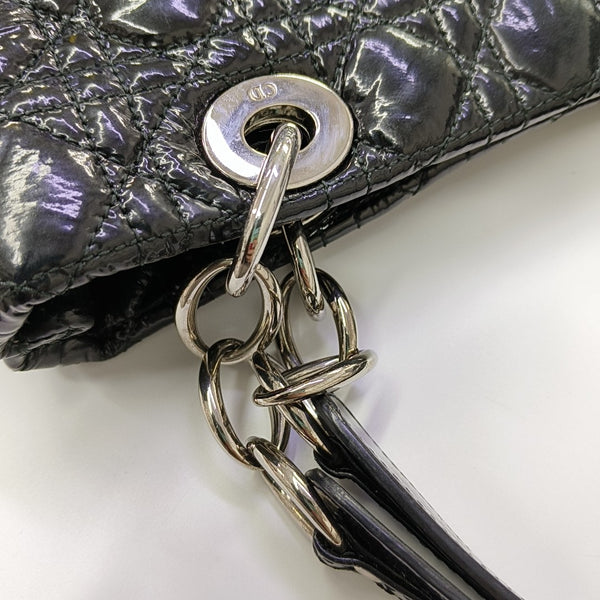 Dior Soft Cannage Patent Leather Black