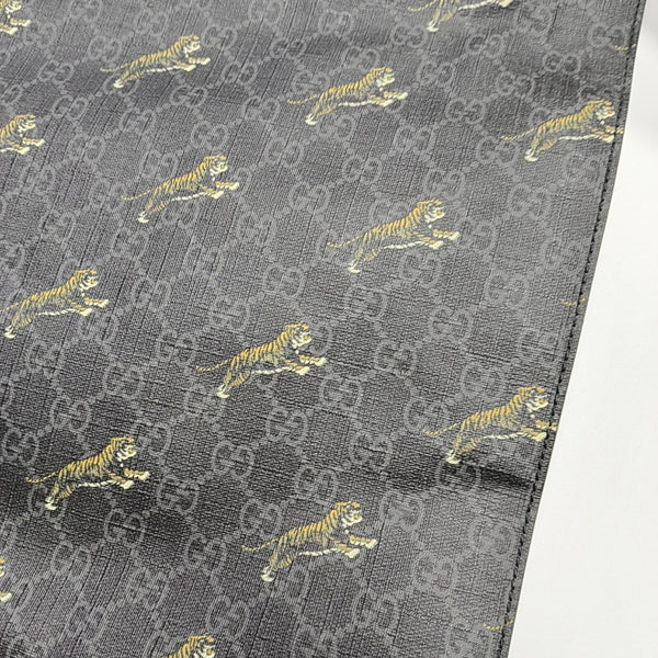 GG Supreme Monogram Coated Canvas Black