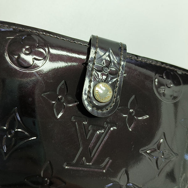 VIENNOIS Monogram Patent Leather Red Wallet