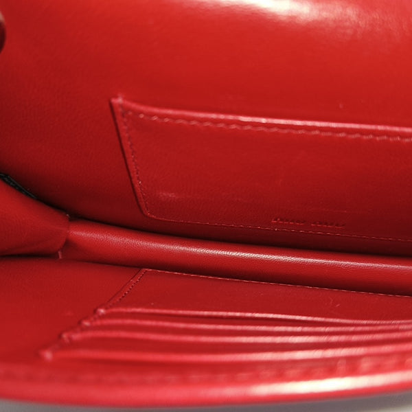 Fabric Shoulder Bag Red