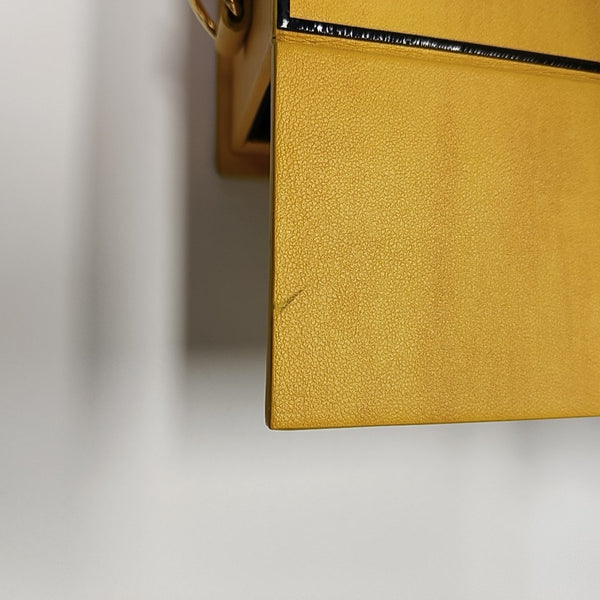 Calfskin Shoulder Bag Yellow