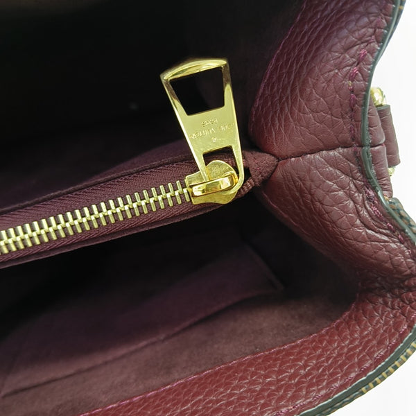 BRITTANY BB Damier Ebene Coated Canvas Brown