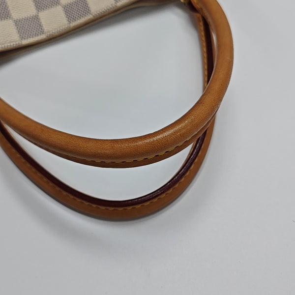 GIROLATA GM Damier Azur Coated Canvas White