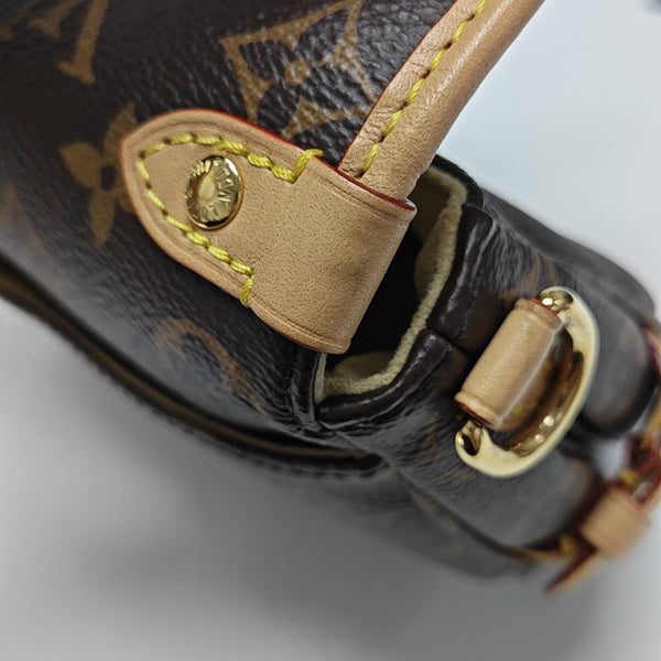 SAUMUR BB Monogram Coated Canvas Brown