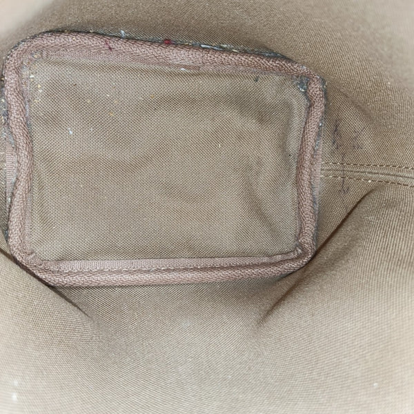 NÉONOÉ Nano Monogram Coated Canvas Brown