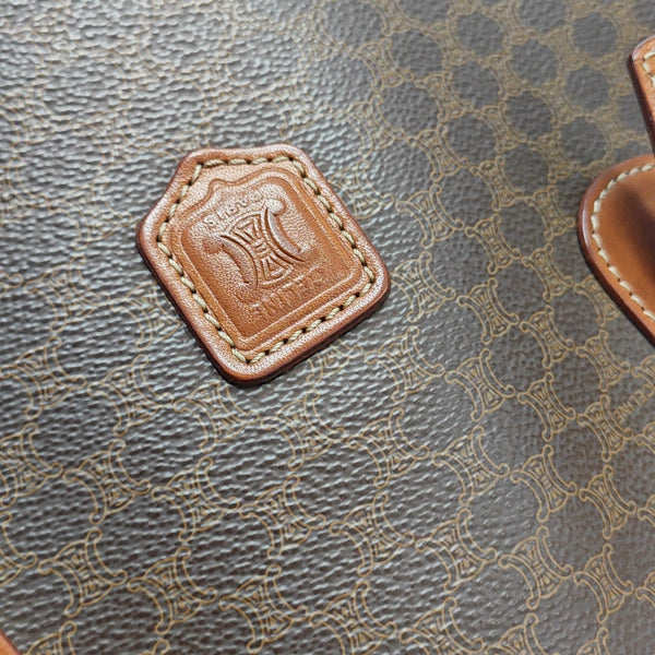 MACADAM TOTE Coated Canvas Brown