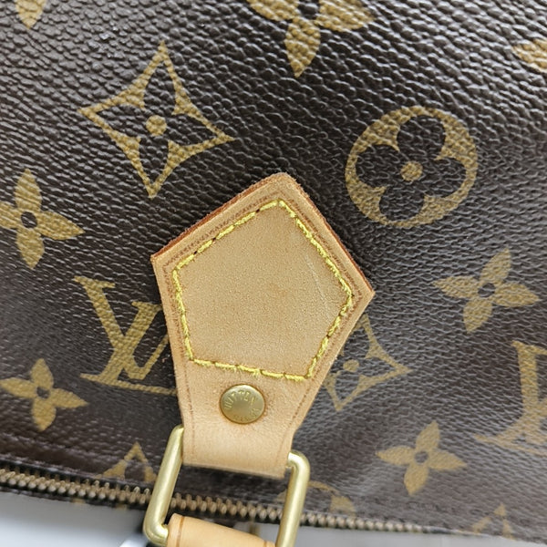 SPEEDY 35 Lona Revestida Monogram Marrón