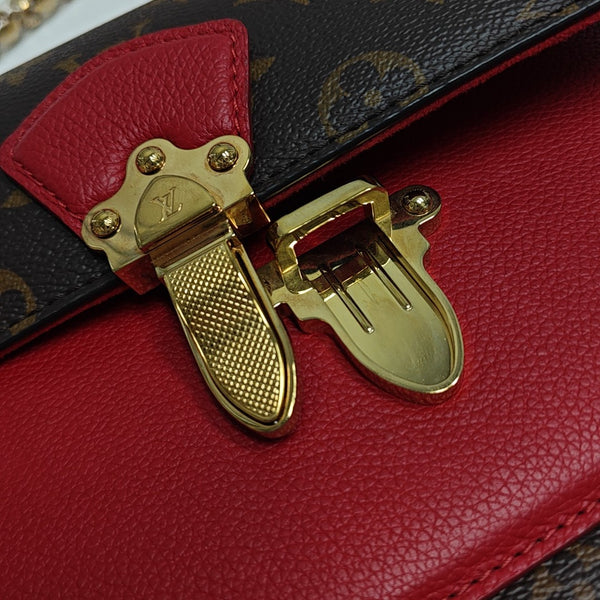 VICTOIRE Monogram Coated Canvas Brown