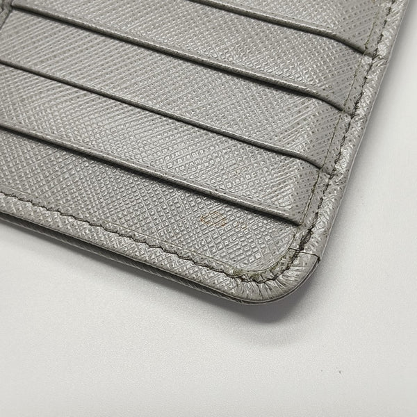 Gancini Calfskin Gray Wallet
