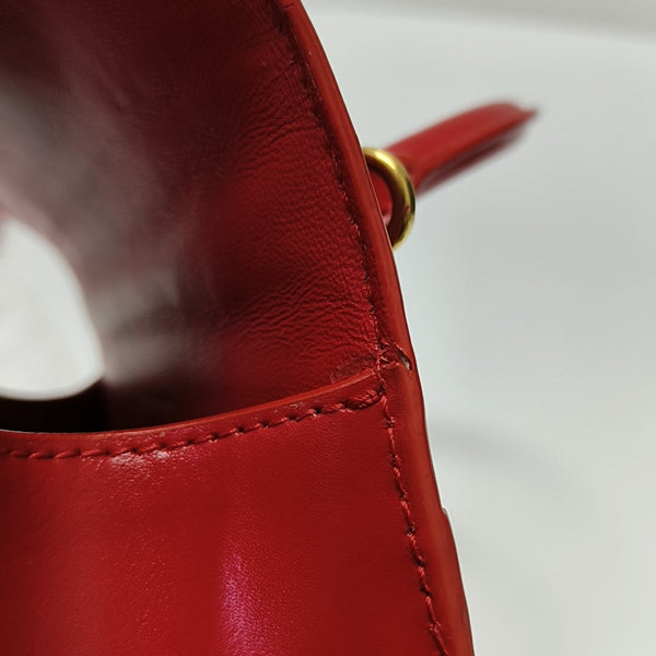 Hourglass XS Calfskin Red