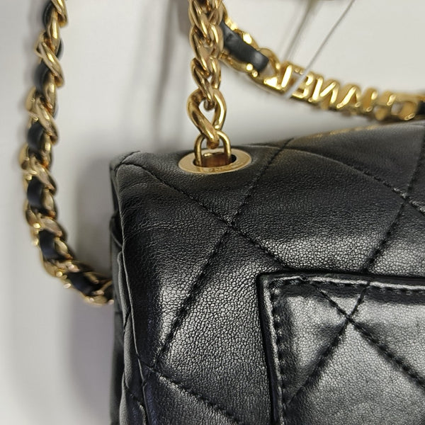 CLASSIC FLAP Mini Quilted Lambskin Black