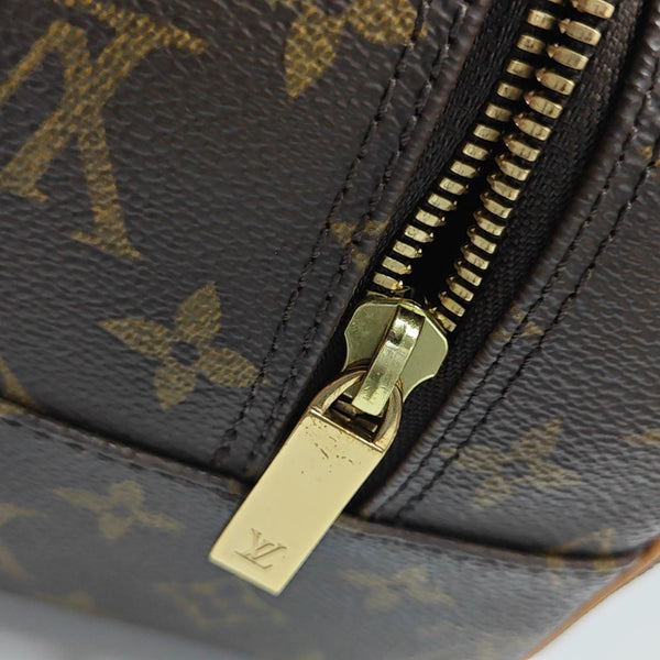 CITE MM Monogram Coated Canvas Brown
