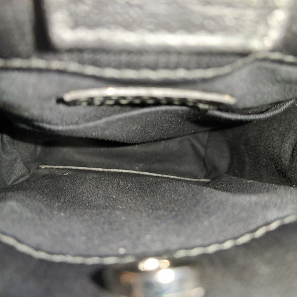 Shopping Bag Calfskin Black