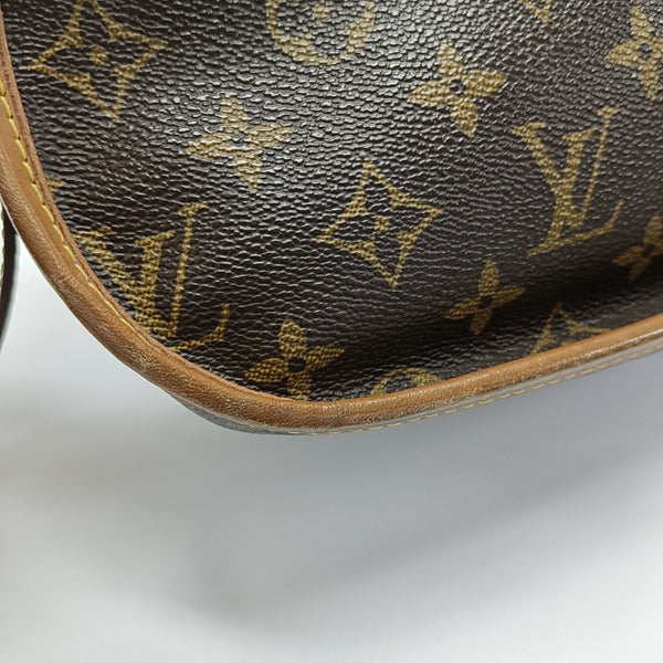 MENILMONTANT PM Monogram Coated Canvas Brown